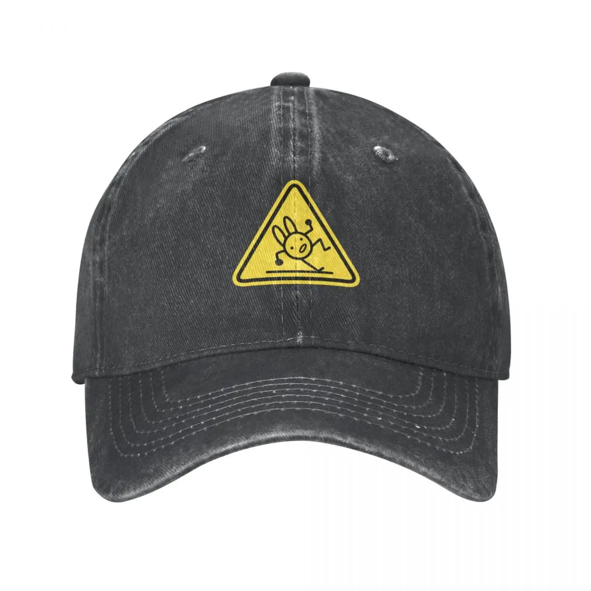 Squeeker Wet Floor Sign Cowboy Hat black Trucker Hat Women's Golf Clothing Men's