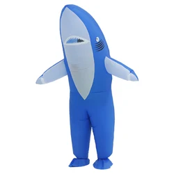 Inflatable Shark Costumes Halloween Cosplay Costume Seafish Garment Mascot Fancy Party Role Play Peformance Disfraz