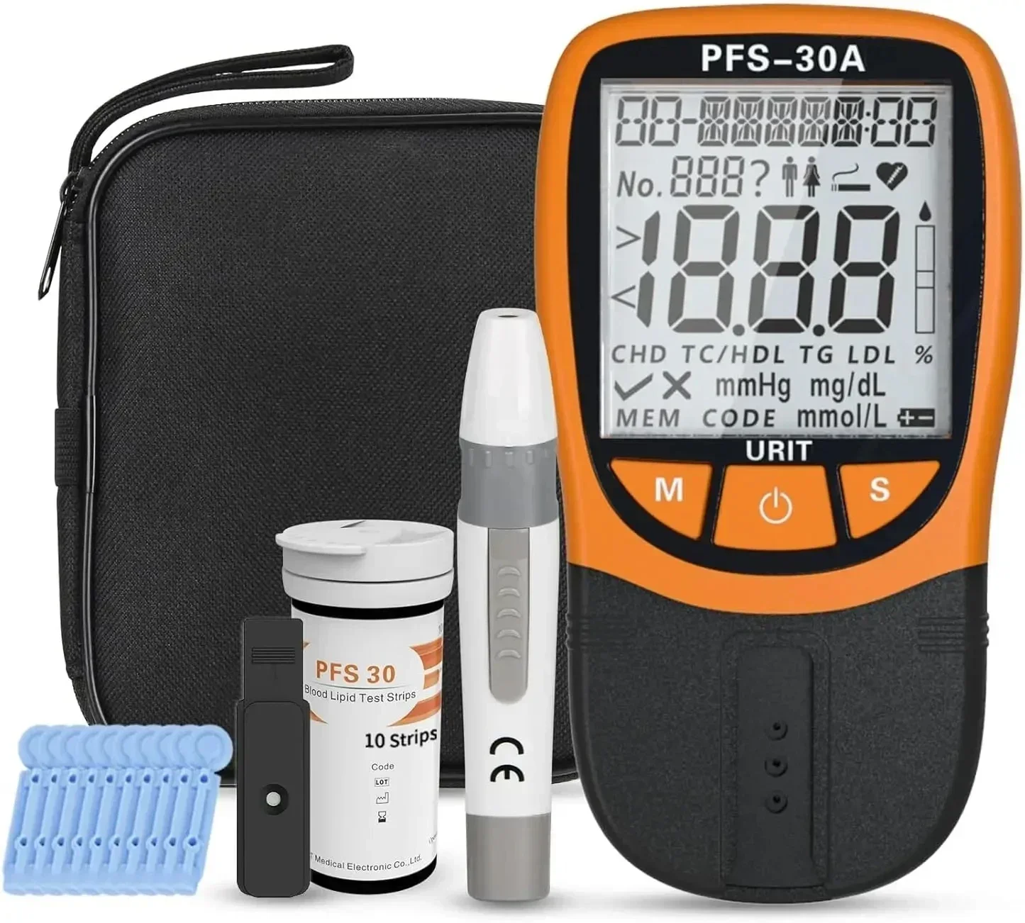 5 In1 TC/HDL/TG/LDL Blood Lipid Analyzer Monitoring Total Cholesterol Triglycerid Automatic Household Health Monitoring Latest image 3