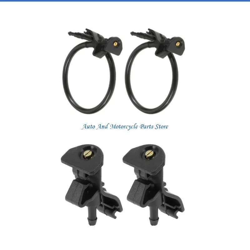 

P9FD 2pcs Front Windshield Washer Jet Nozzles for 2010-2014 BB5Z-17603-A AR3Z-17603-A Replacement Part Wiper Nozzle