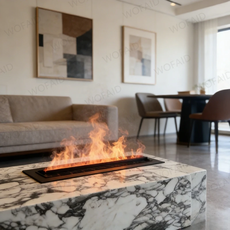 

Декоративный камин с регулируемым выходом тумана - создает плотную дымку для эффекта глубокого пламени, 3D-эффект парового огня, класс 3