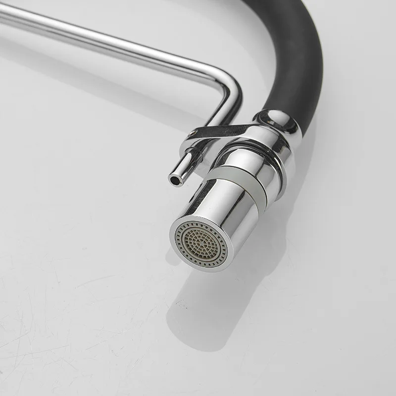 Kitchen, faucet, sink, all copper, faucet, hot and cold, inner window, folding, leather pipe, universal