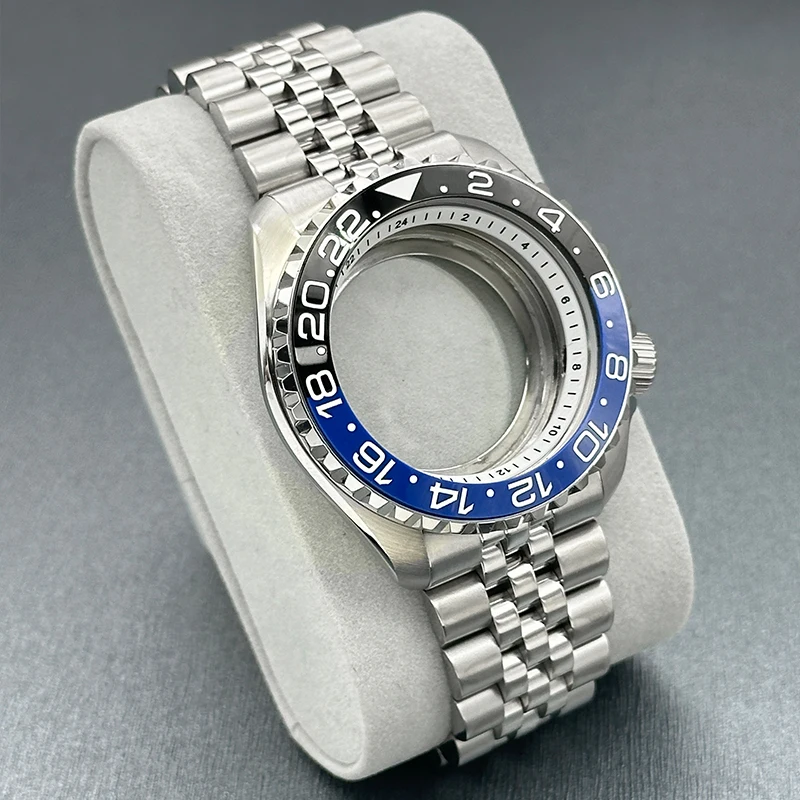42mm SKX007 Watch Case And Strap Set Featuring Domed Sapphire Crystal NH35A NH36A Case Fit 28mm Dial NH35 NH36 4R 7S Movement
