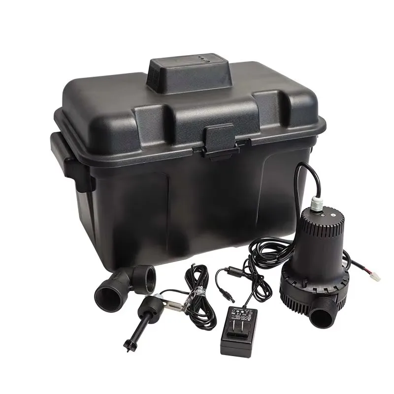 Low Pressure Electric Small Sump Pump Household Submersible Water Battery Backup Sump Pump for Septic Tank