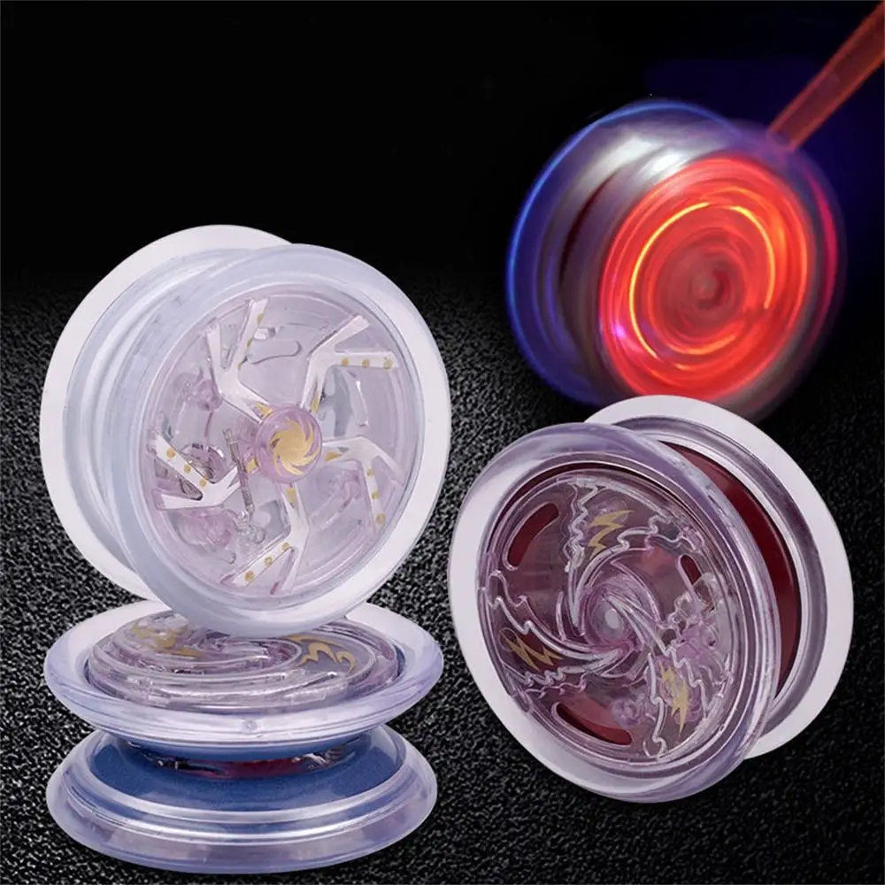 Yo Yo Accessoires Beginners Jongen Interessante Hoge Snelheid Lichtgevende Yoyo Aluminium Yoyo Competitie Yo-Yo Metalen Yoyo