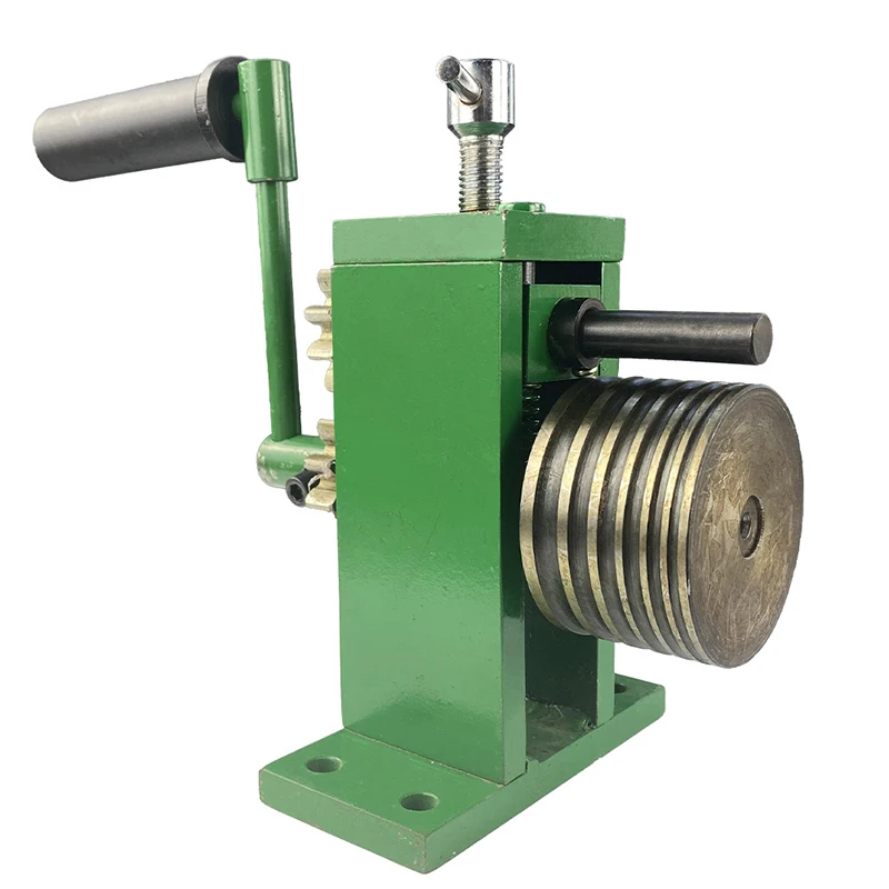 Mini Bracelet Round Hand Cranking Machine Rolling Mill Machine Assembled Jewelry DIY Tools & Equipments