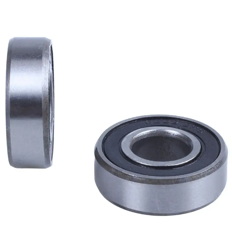 ABGG-6Pcs 6202RS 15Mm Inner 35Mm Outer Single Row Deep Groove Ball Bearing