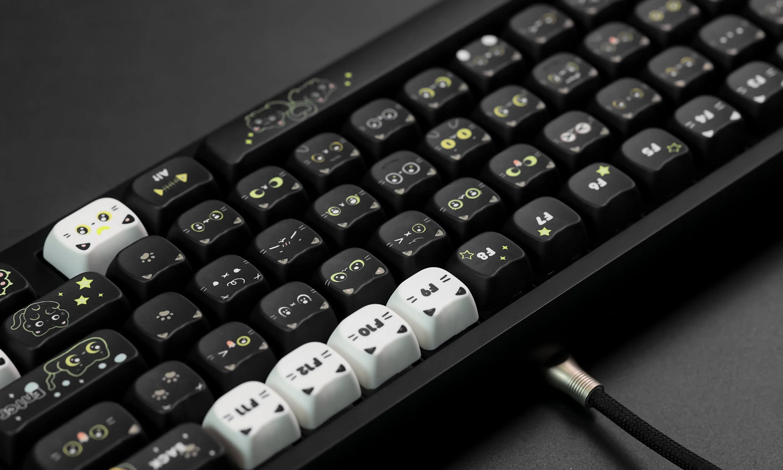 Рисунок 3 - Черный кот PBT Keycap 5-сторонний