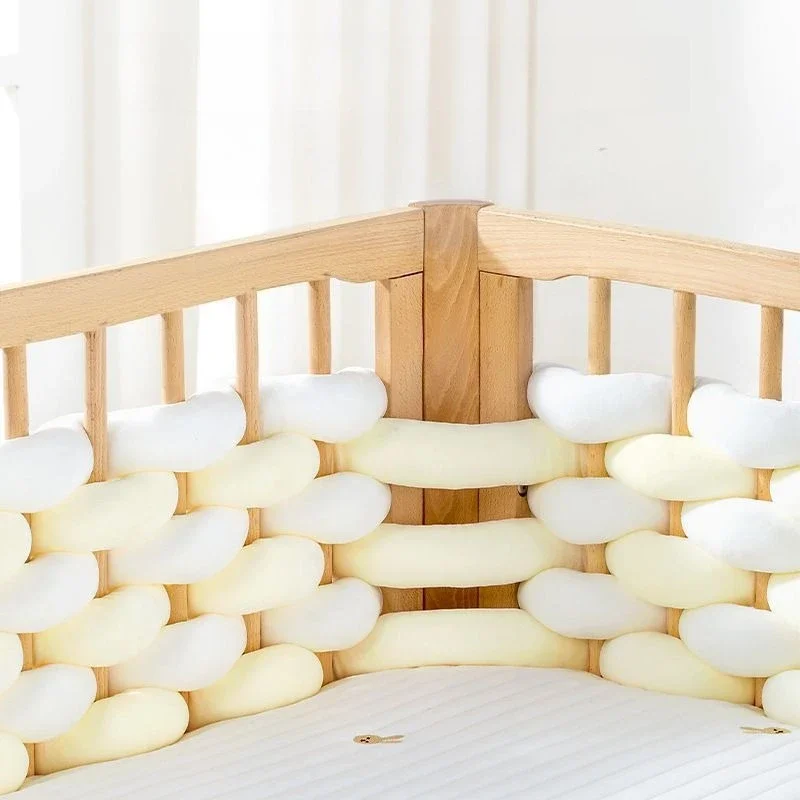 Anti Collision Strip Woven Bed Fence with Thickened Bed Guard Rail Protection Multi-color Can Be Freely Matched and Length 500cm