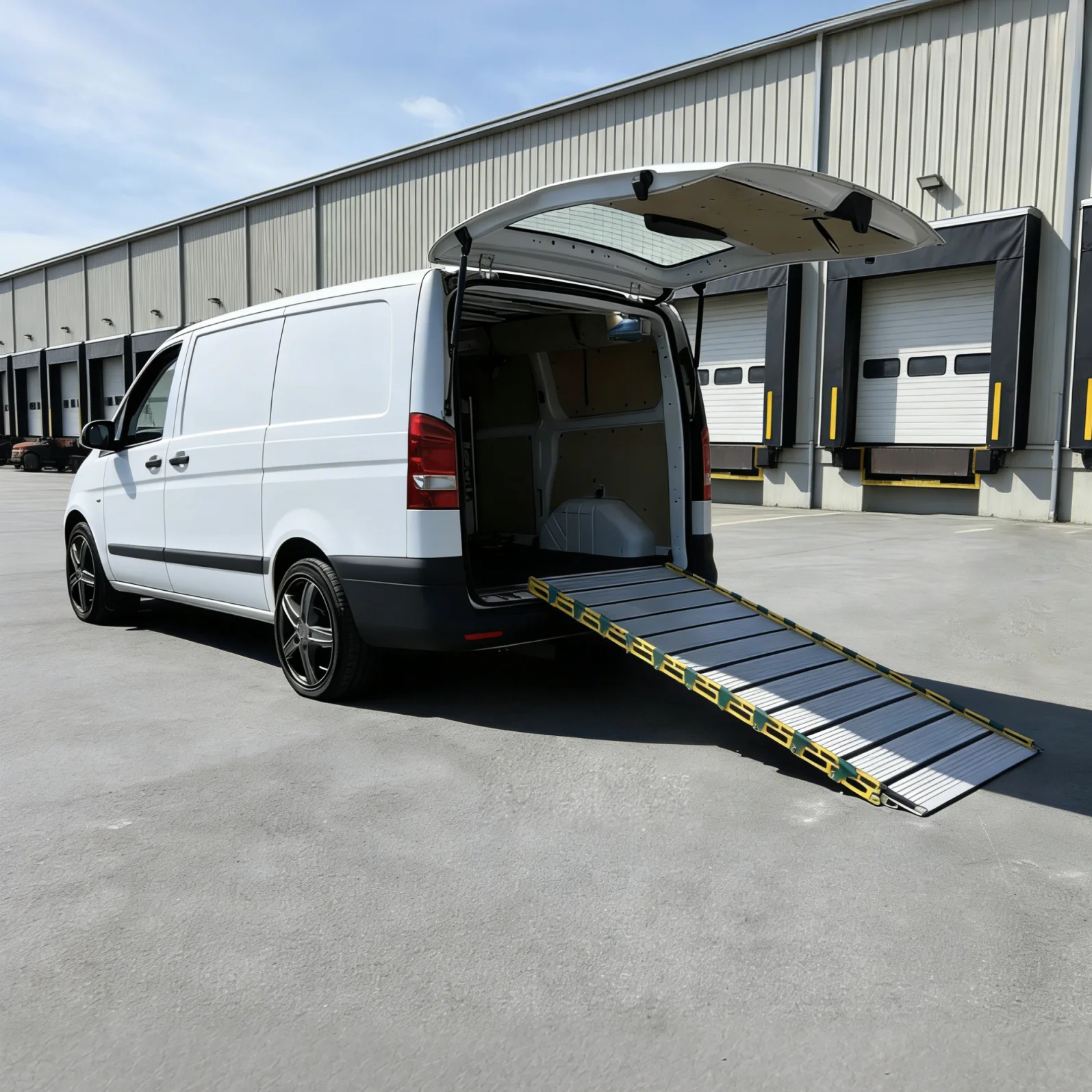 

Simplywalk Rollable Ramp 500kg 1.95m Anti-corrosion Stairs Ramp Strategic Partner For Accessibility Ramps EN12182 Compliant