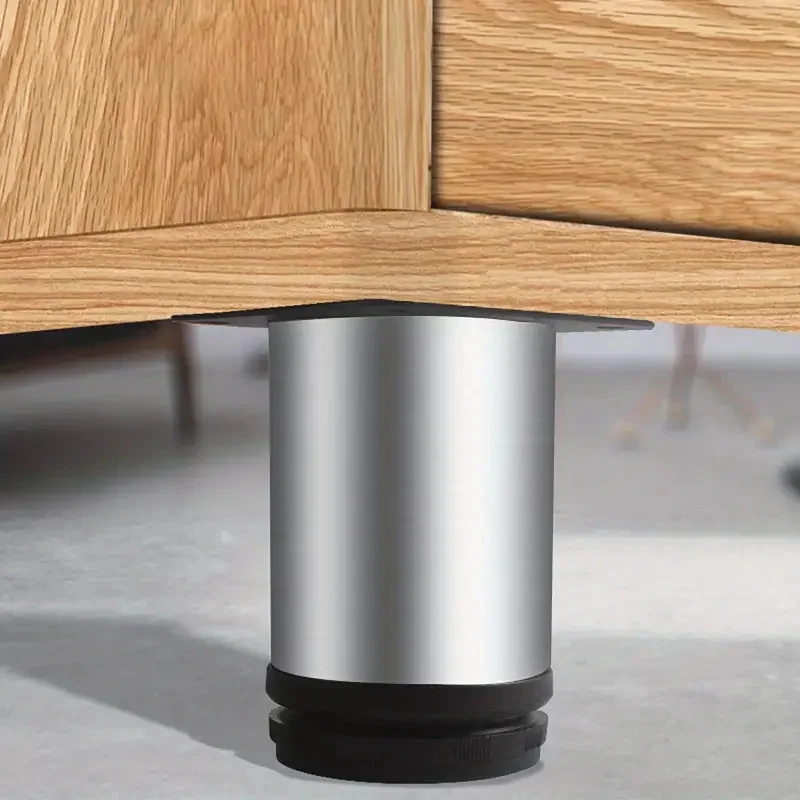 

4Pcs Stainless Steel Adjustable Furniture Support Legs For Kitchen Cabinet Sofa TV Stand Furniture Feet