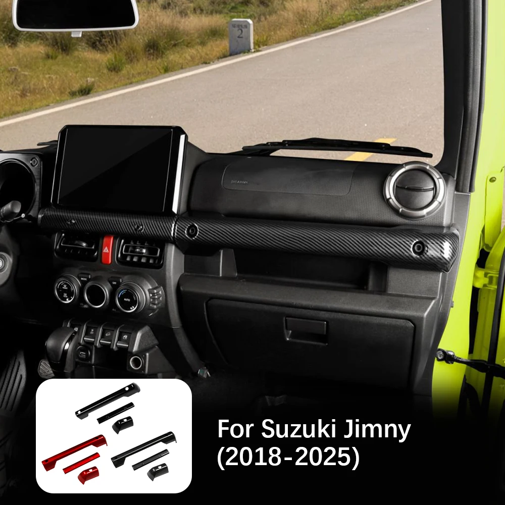 

For Suzuki Jimny 2018-2025 Center Console Trim Cover Anti-scratch Wear-resistant ABS Trim Interior Decoration Car Accessories