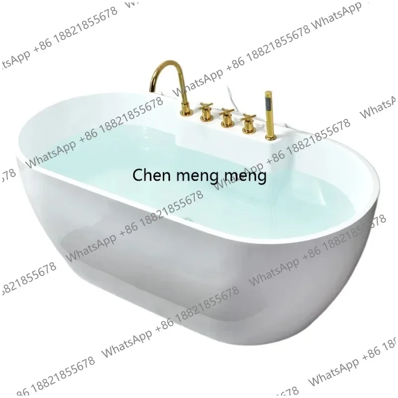 M46小型ユニットバス 大人用アクリル製自立式オーバル型1.2-1ファミリーバス