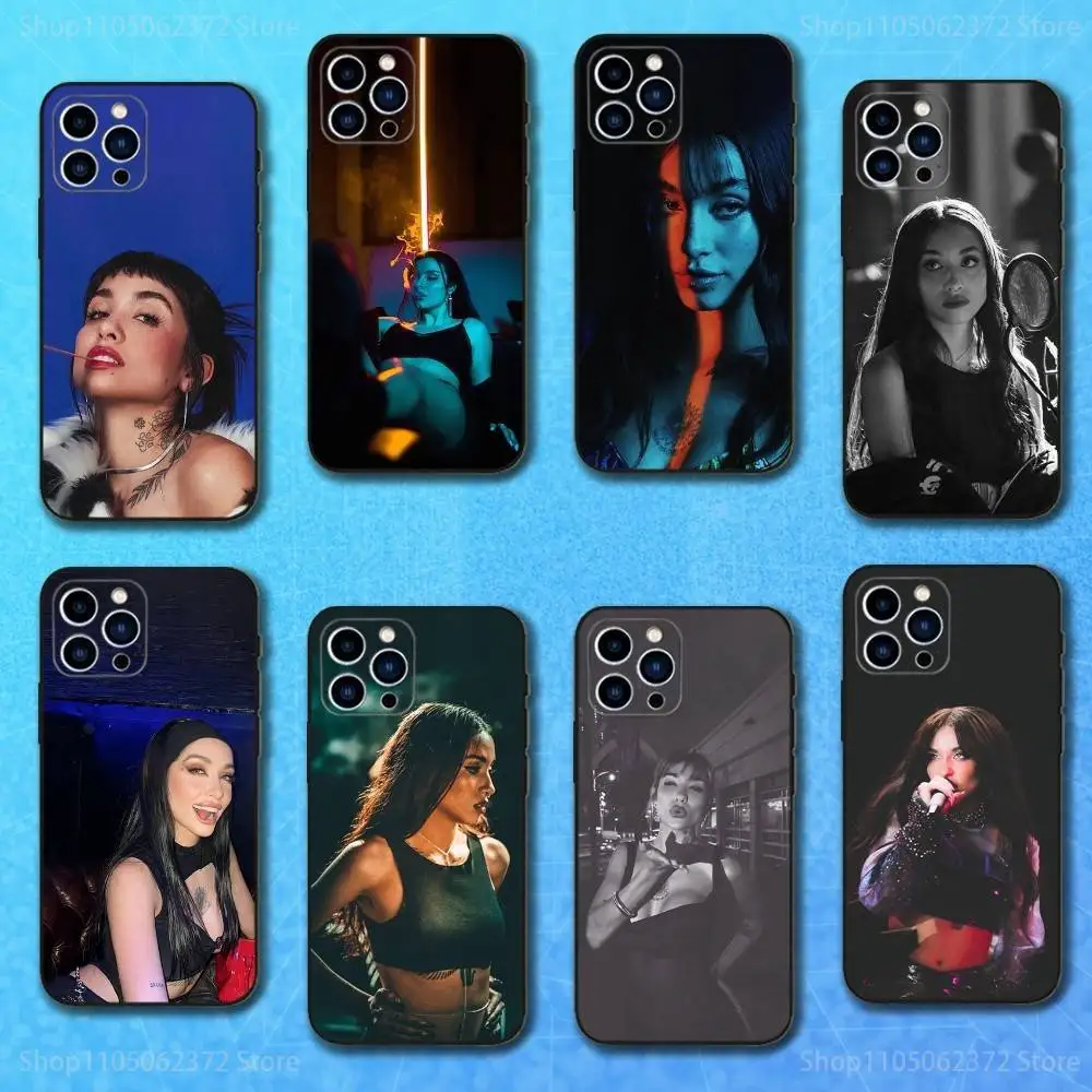 

Singer M-Maria B-Becerra Hot Phone Case For iPhone 16,15,14,13,12,11 Plus,Pro Max,XS,X,XR,SE,Mini,8,7,Soft Silicone Black Cover