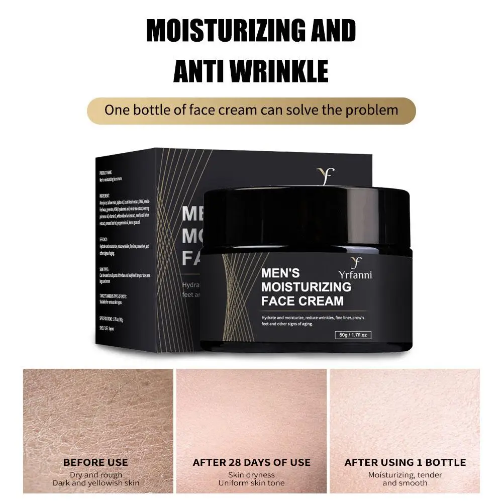 Anti-wrinkle Cream For Men Remove Face Wrinkles Firming Moisturizing Skin Green Tea Face Cream Anti-aging Facial Treatment