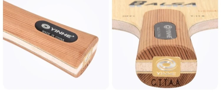 YINHE T-11S/10S Tischtennisschläger Balsa Leichtgewicht Carbonfaser T11 Klinge Original Galaxy Design Tischtennisschläger für Sport – Detail 8