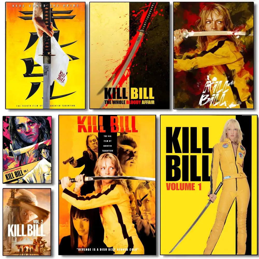 Movie K-Kill Bill Poster HD Waterproof Aesthetic Wall For Home Decor Trendy Durable Easy To Apply Art