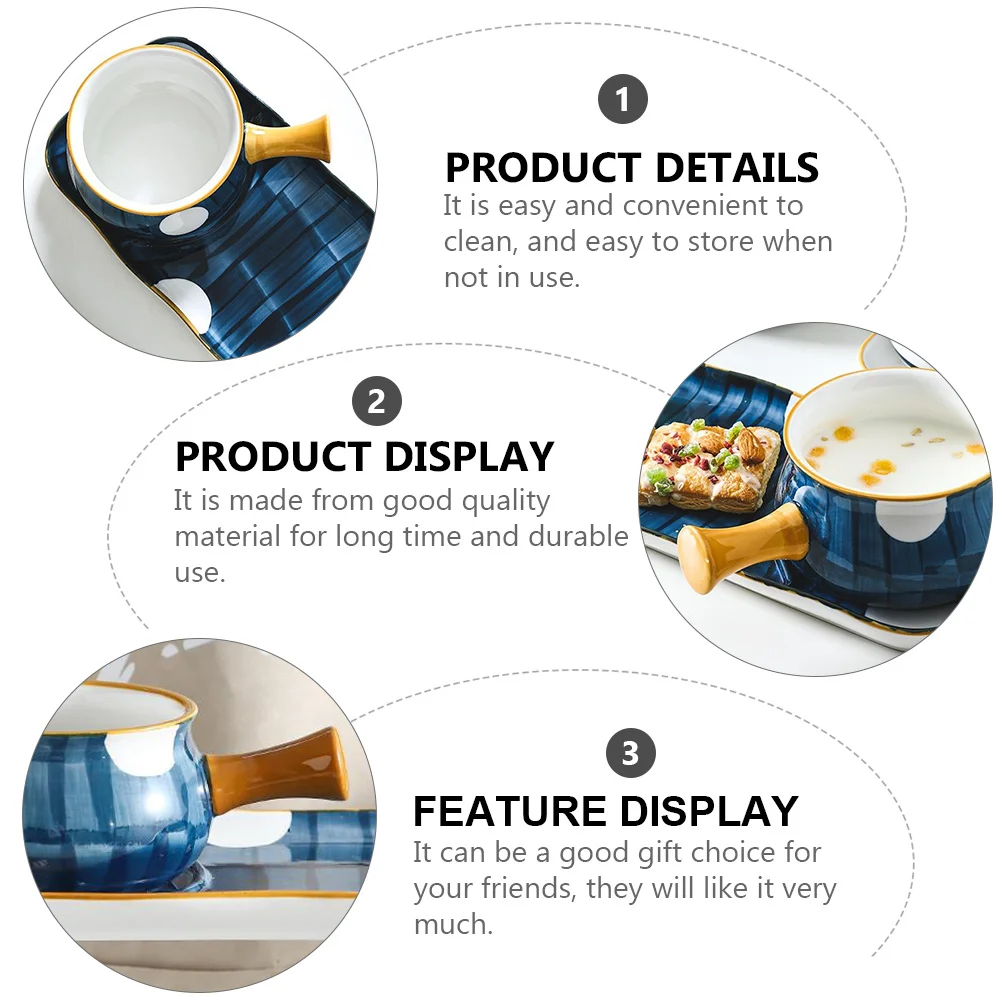 

650ml Ceramics Milk Pan Professional Quality Use Easy to Clean Store Gift Milk Pan Soup Pot