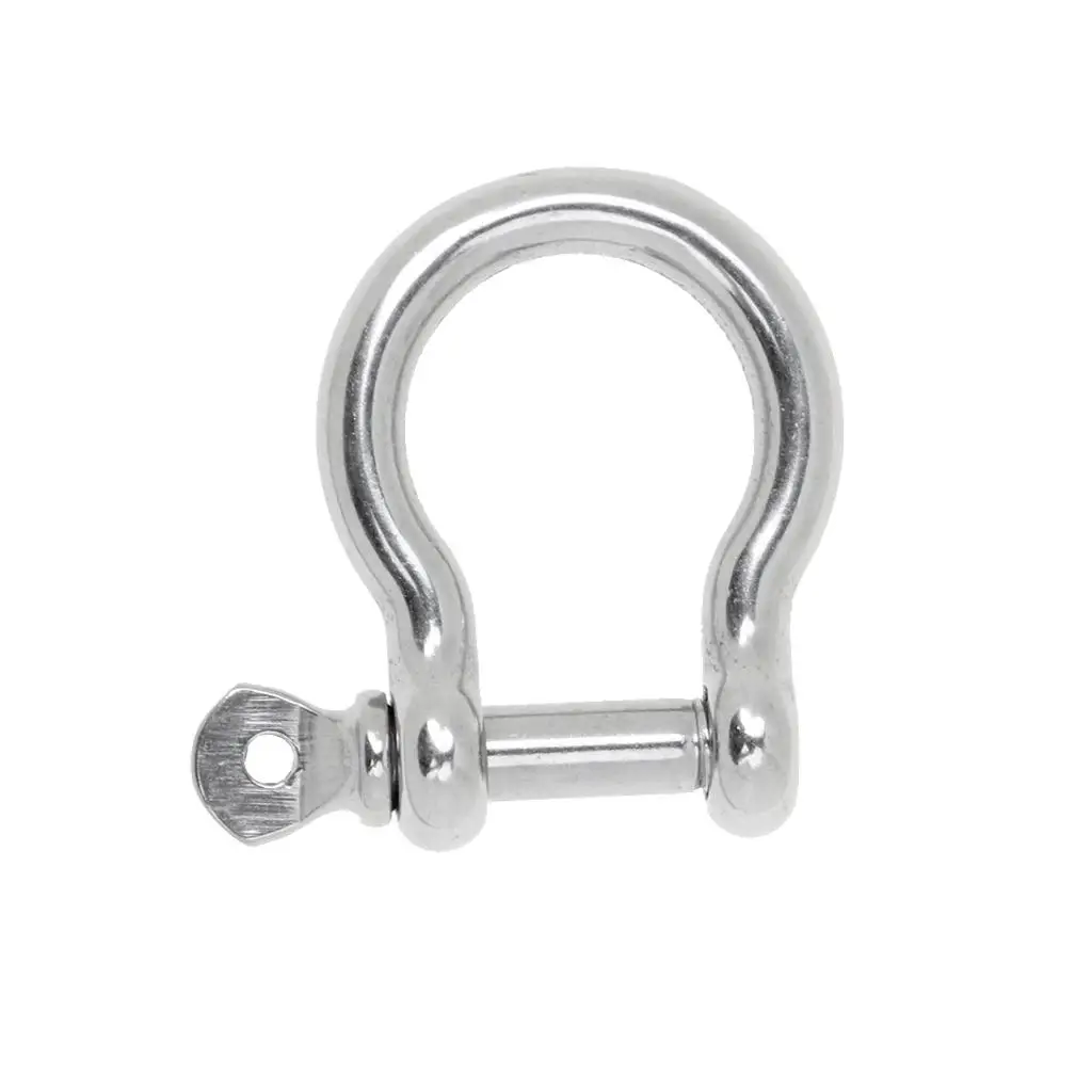 Marine Boat Hardware Bow Type Screw Pin Anchor Shackle for Chain Rigging Paracord Bracelets 304 Stainless Steel