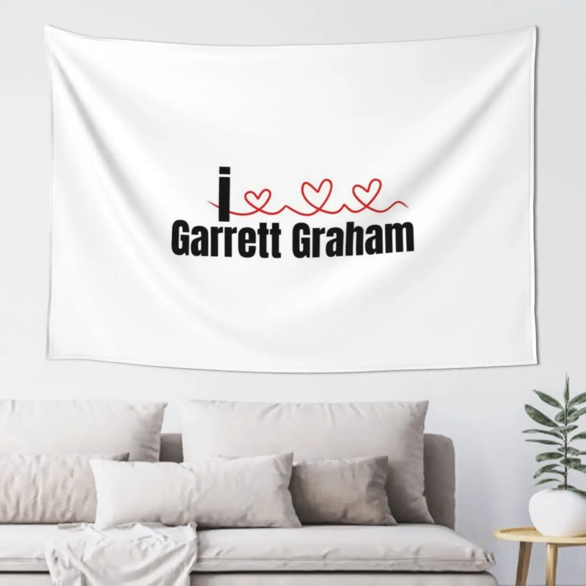 

i love garrett graham Tapestry Room Decorations Aesthetics Wall Decor Decorative Wall Mural Tapestry