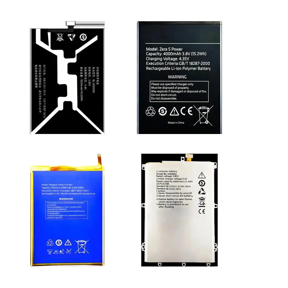 

Аккумулятор для мобильного телефона с длительным сроком службы BL-N5000D BL-N4000A 4000-8000 мАч для Highscreen Pure Zera Power Five Ice Max Pro