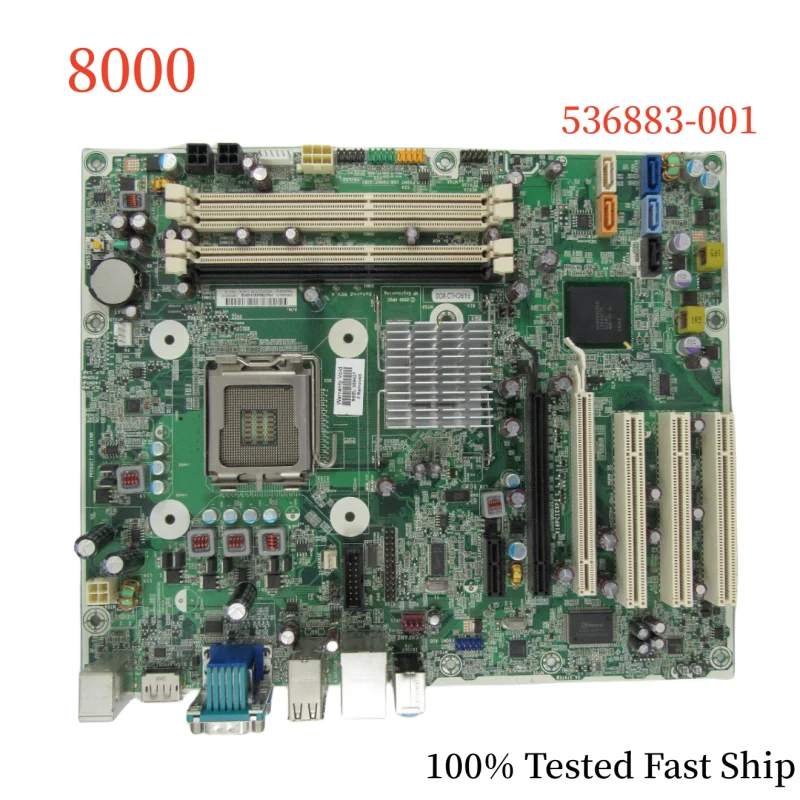 536883-001 For HP Compaq Elite 8000 CMT Motherboard 536455-001 536456-000 DDR3 Mainboard 100% Tested Fast Ship