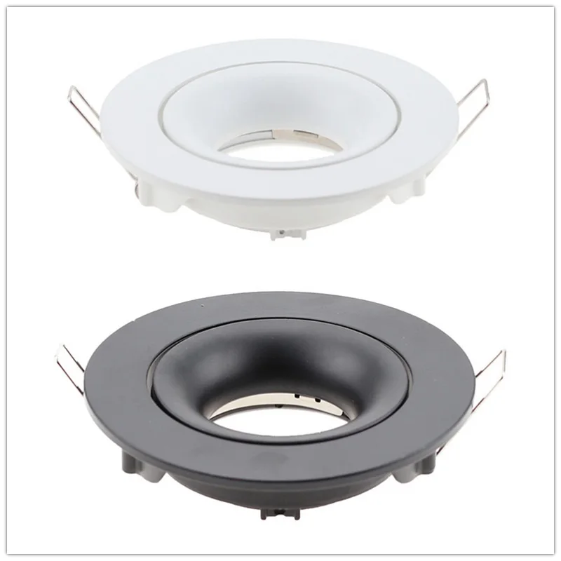 LED Recessed Eyeball Fitting Casing Complete Set with GU10 Bulb and Holder Adjustable Frame