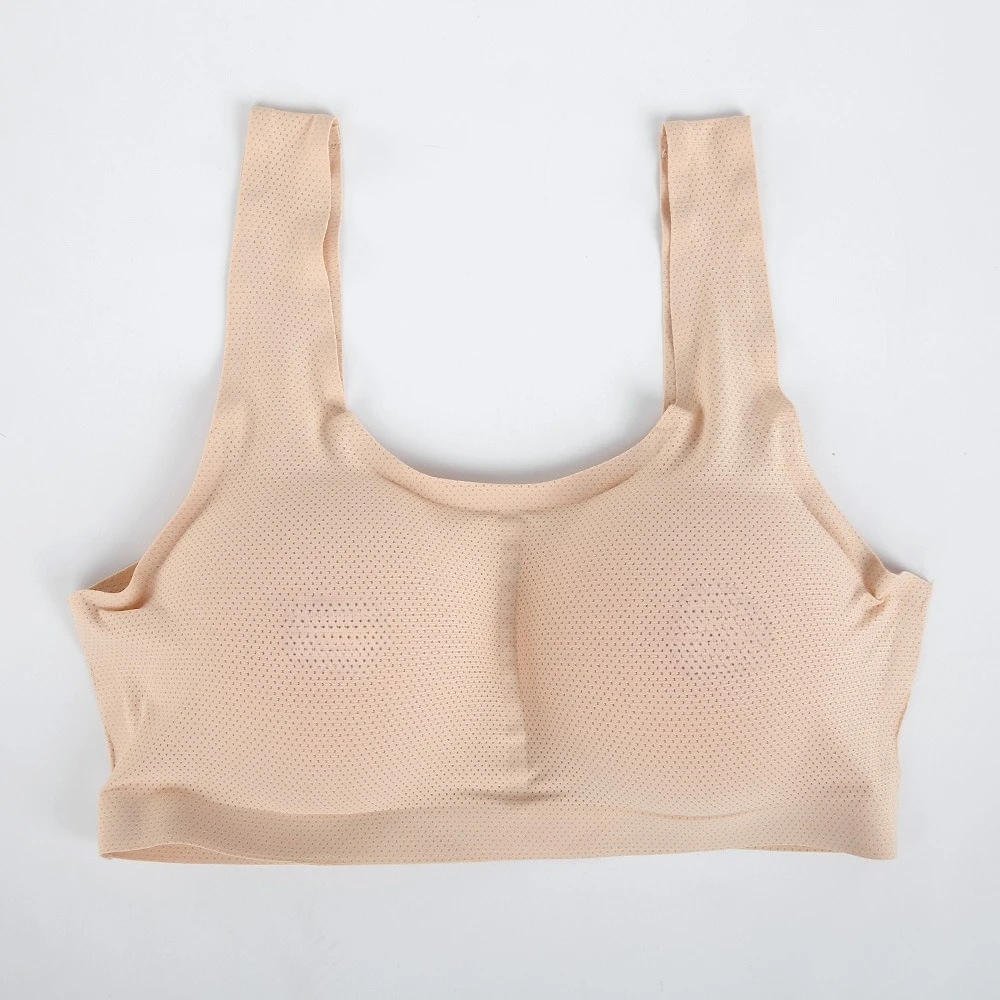 سيليكون الثدي النساء A-E كوب مستدير الاصطناعية الثدي كروسدرسر مثلي الجنس المتحولين جنسيا تأثيري الصدرية مجموعة واقعية وهمية جهاز تكبير الثدي #6