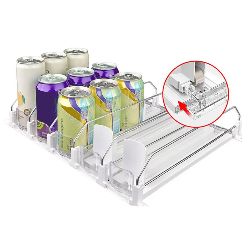 Holder Automatic Soda Dispenser with Capacity for Easy Organization Versatile Drink Organizer for Home or Office Effortless