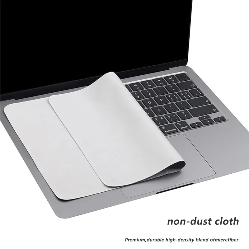 Ultra-Soft Microfiber Cleaning Cloths Notebook Screen Keyboard Protector For MacBook Pro 13-14/15-16 Inch