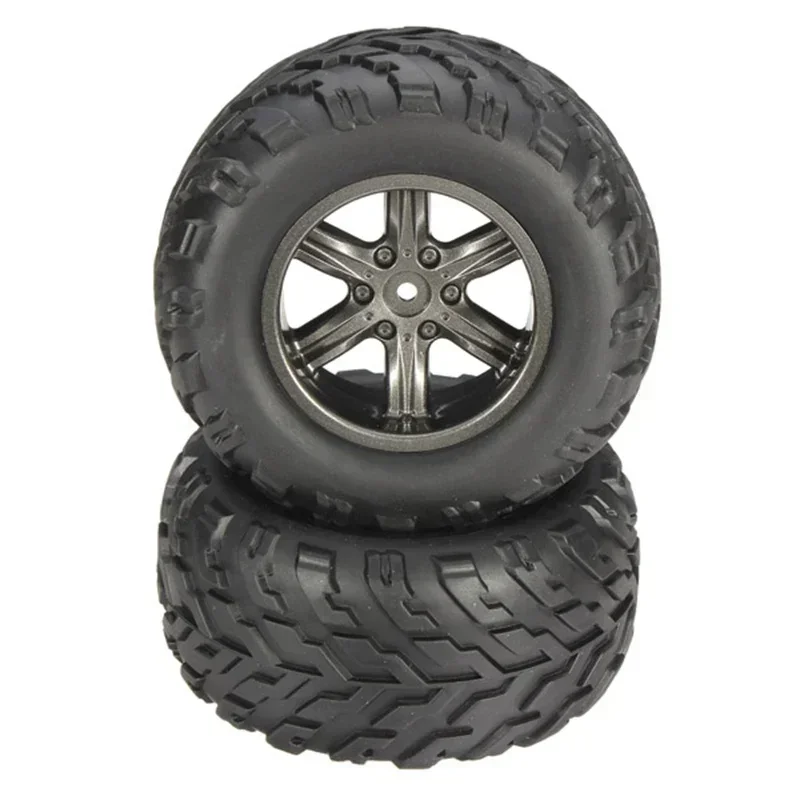 2PCS Tyres With Sponge 9115 2.4GHz Car Spare Parts Tyres With Sponge 15-ZJ01 Plastic&Rubber Wheel