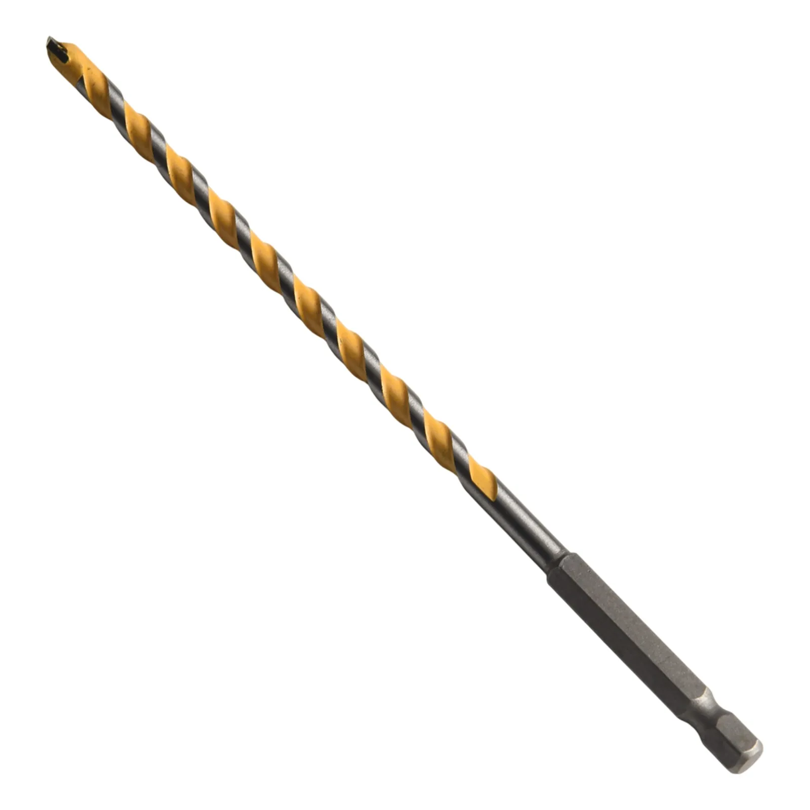 Yellow Tungsten Carbide Drill Bits (4pcs) 160mm Shank for Fast and Efficient Drilling into Masonry Concrete and Granite