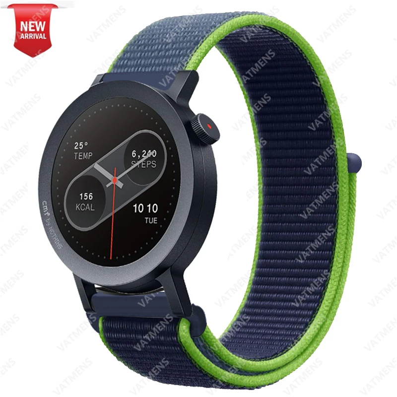 Watch Pro 2-Armband für CMF Watch Pro 2 Ersatz-Smartwatch-Armband, Nylon-Sport-Loop-Armband, Correa-Band – Detail 9