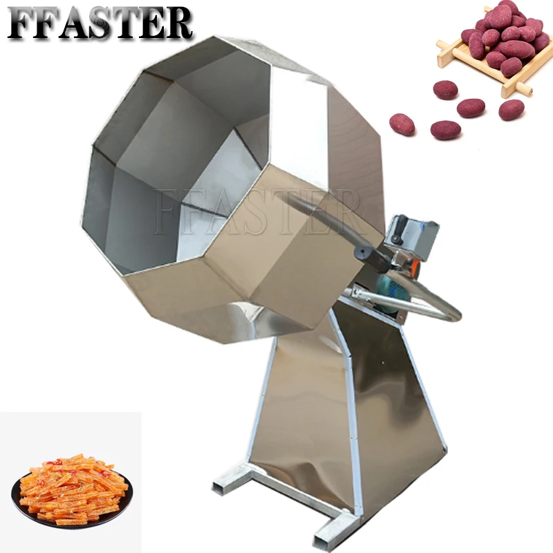 

Star Anise Seasoning Spice Coating Drum For Snacks Food Heating Mixer Machine 220V