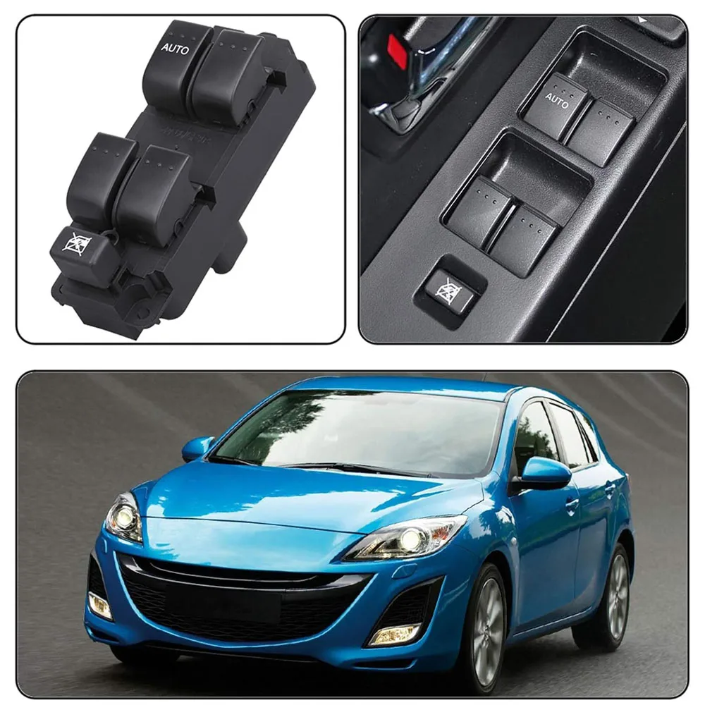 Front Left Power Master Lifter Window Control Switch For Mazda 3 2004 2005 2006 2007 2008 2009 BN8F-66-350A BN8F66350A
