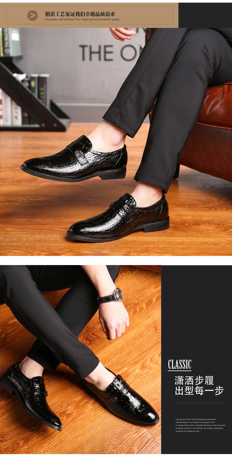 Formale Business-Oxford-Schuhe für Herren, klassische Leder-Kleiderschuhe für Hochzeit und Büro – Detail 29