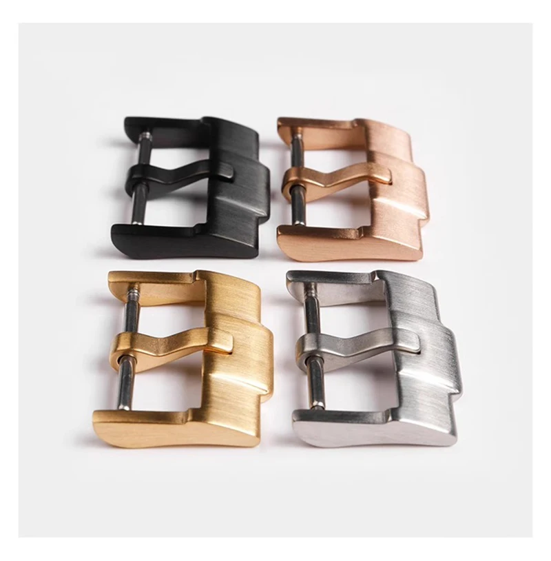 18 مللي متر دبوس مشبك ل أوديمارس بيجيه المطاط حزام من الجلد الفولاذ المقاوم للصدأ مشبك ساعة رويال اوك 15400 15710 GA2100 زر ساعة