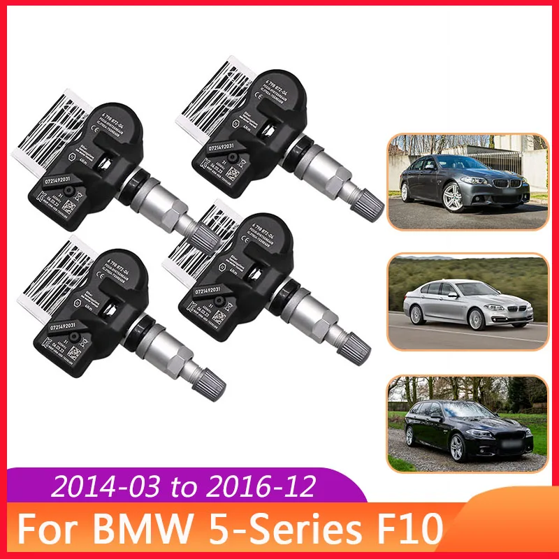 

4PCS TPMS SENSOR FOR BMW X1[E84] X3[F25] X4[F26] Z4[E89] Alpina XD3 2014-2017 433MHz BMW TPMS TIRE PRESSURE SENSOR 36106798872