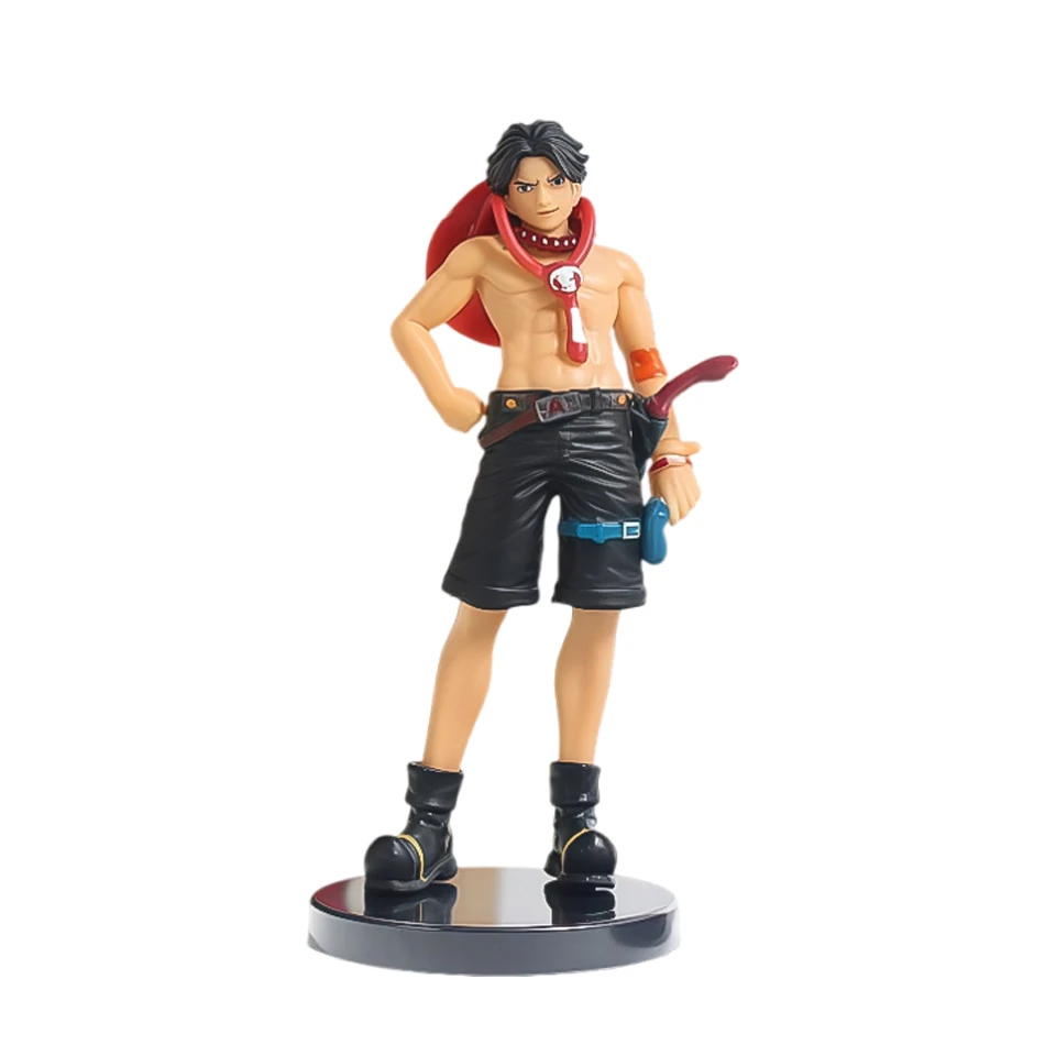 6 Stück Anime One Piece Figuren Luffy Ace Solon Mei Sanji Action-Modelle PVC Desktop-Statue Ornament Sammlung Desktop-Spielzeug Geschenke – Detail 9