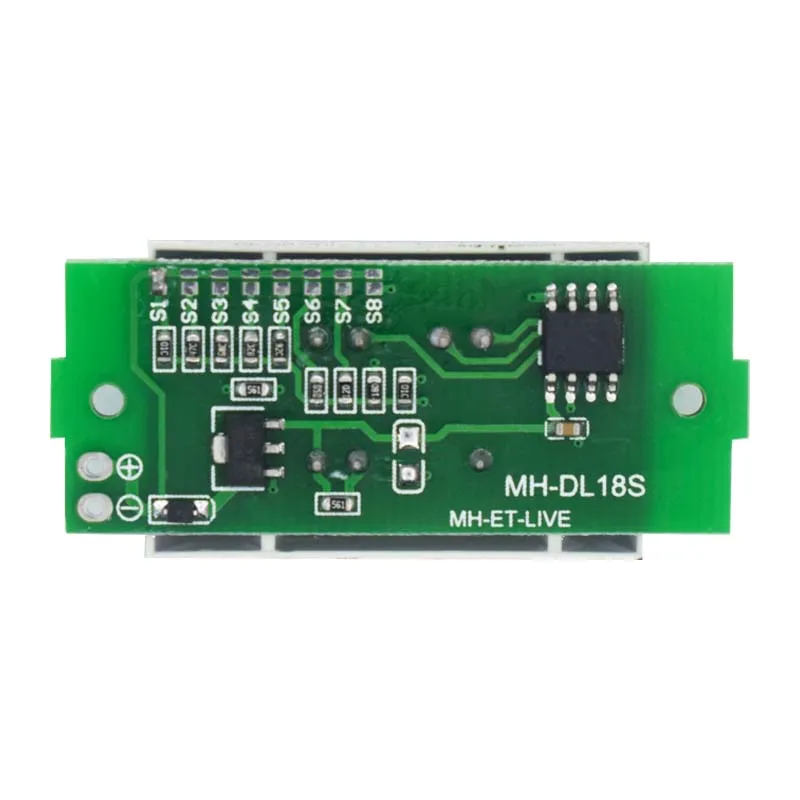 1S-8S 3-34V Lithiumbatterij Capaciteit Indicator Module Elektrische Voertuig Batterij Tester Li-ion 1-8S Laagspanning Zoemer Alarm