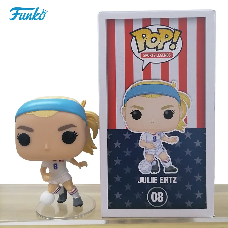 

FUNKO POP Vinyl Figurine Sports The U.S Women's Soccer Team Football Player Julie Ertz Toy Collection Action Figure Ornaments