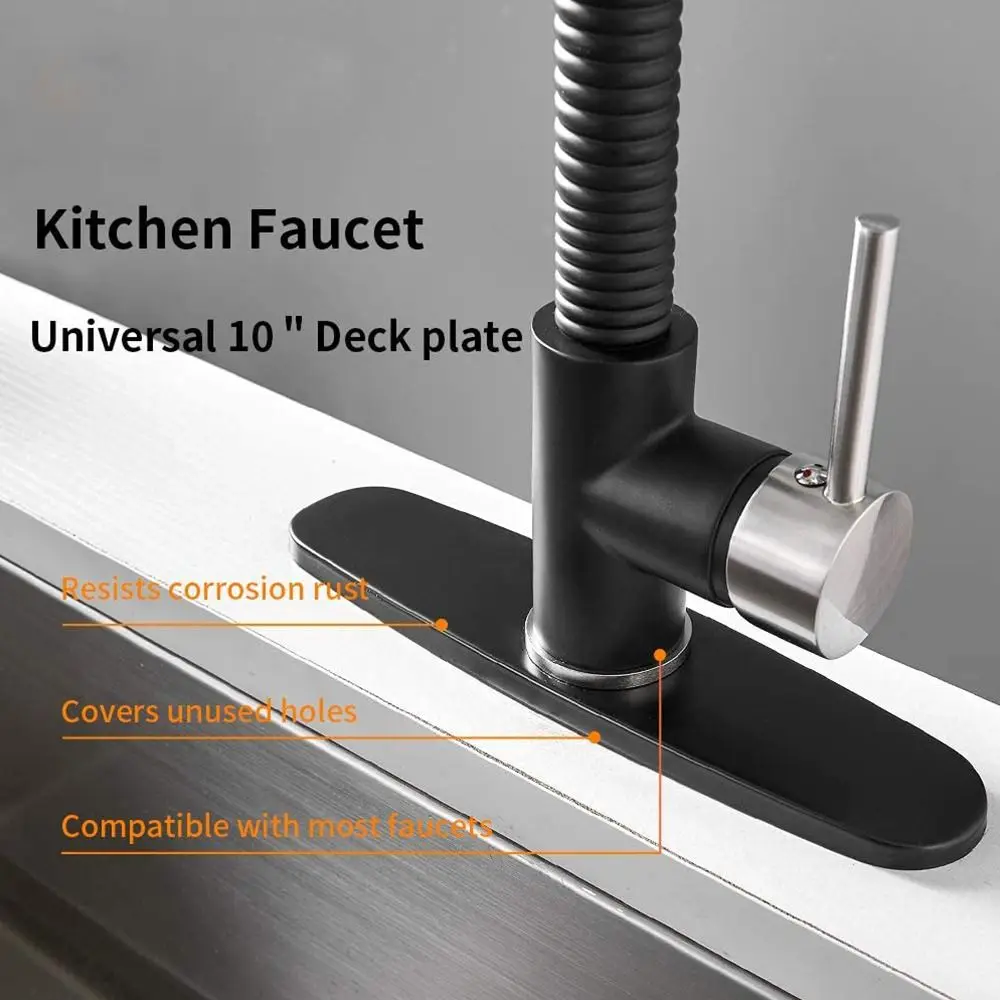 Decorative Plate Sink Base Bathroom Faucet Escutcheon Plate Faucet Plate Hole Cover Tap Cover Deck Plate Faucet Deck Plate