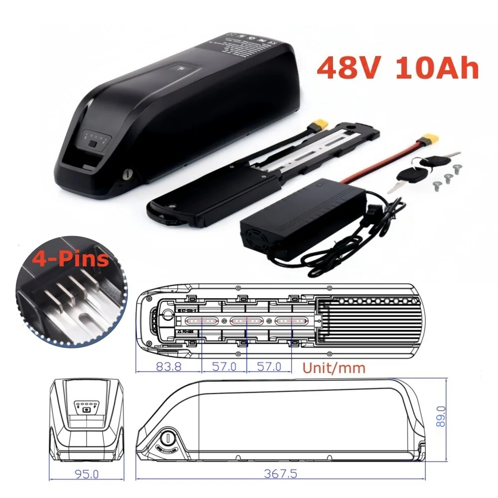 Aleaivy Hailong Batterij 36 V 10AH 15Ah 20Ah voor Bafang BBS02 BBS03 BBSHD Motor Hailong Motor Elektrische Kit hailong 1 48 v batterij