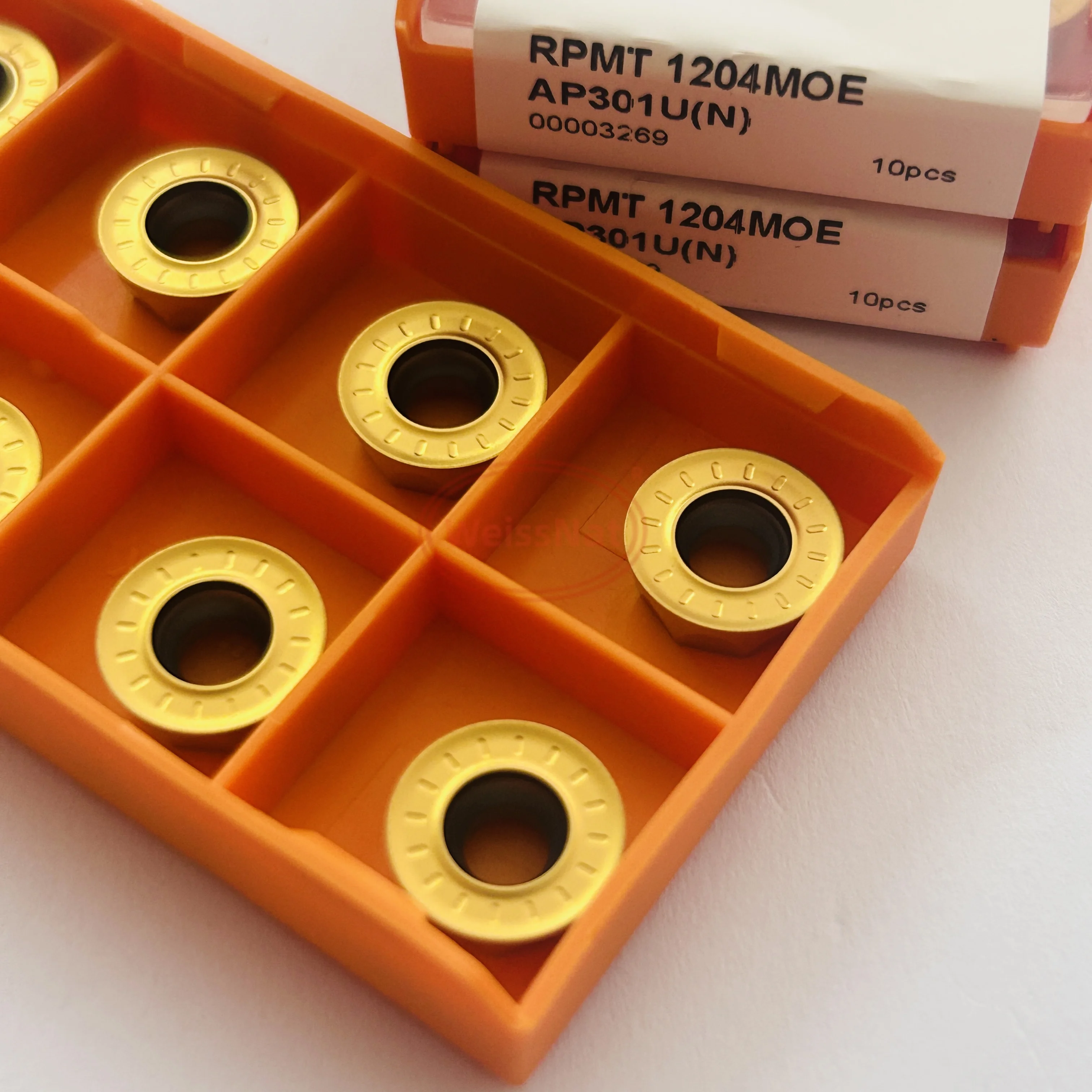 

RPMW10T3MOE RPMT1204MOE-HR2 AP301U(N) Carbide Inserts RPMT Milling Insert