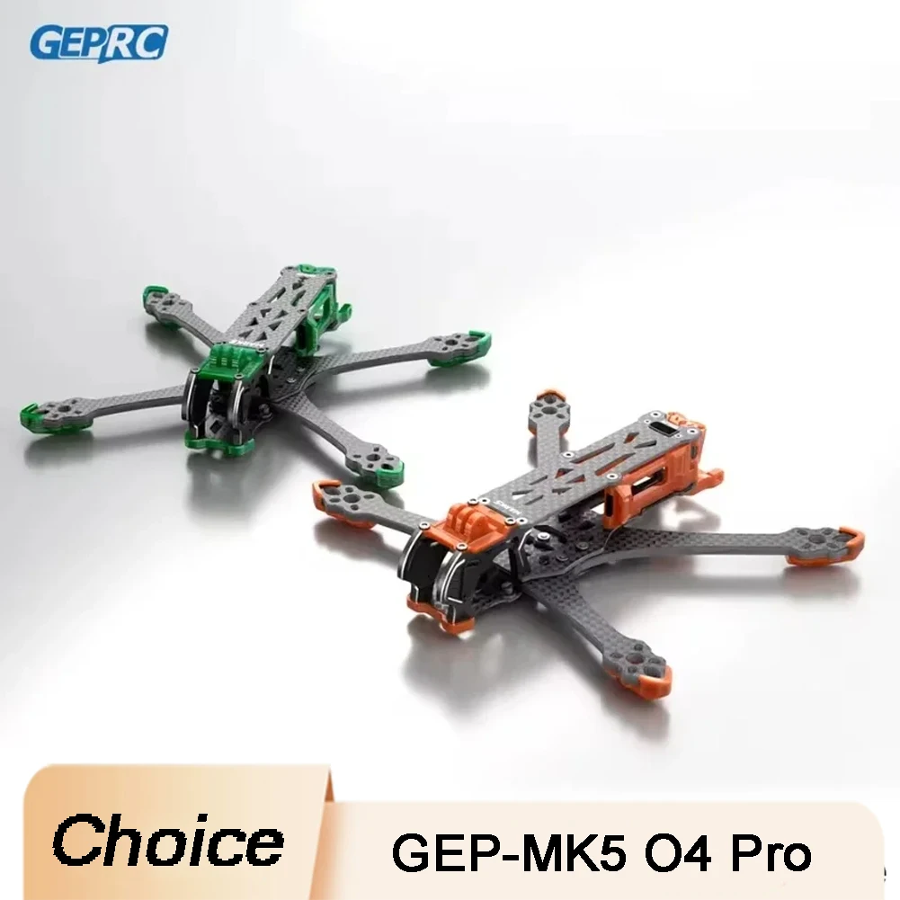 

GEPRC GEP-Vapor-D O4 Pro Frame 5 6-дюймовый дрон из углеродного волокна RC FPV Квадрокоптер Вертолет Запасные аксессуары Запчасти
