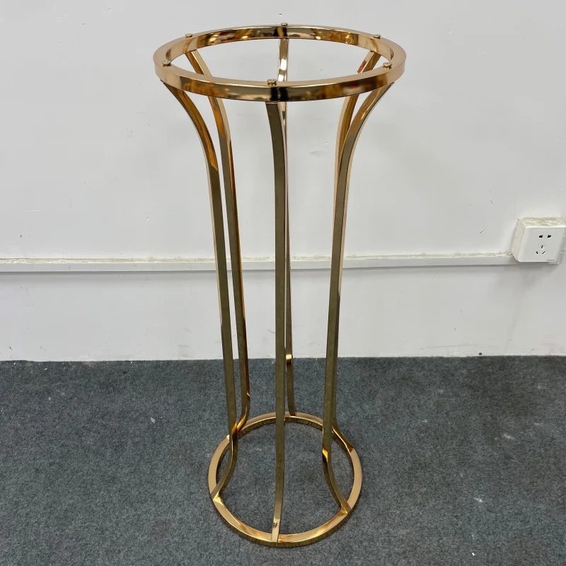 Galvanisierter Hochzeits-Blumenständer für den Gang, Hotelvase für Outdoor-Partys, Feiertagsveranstaltungen, Tischdekoration, neue Requisiten – Detail 5