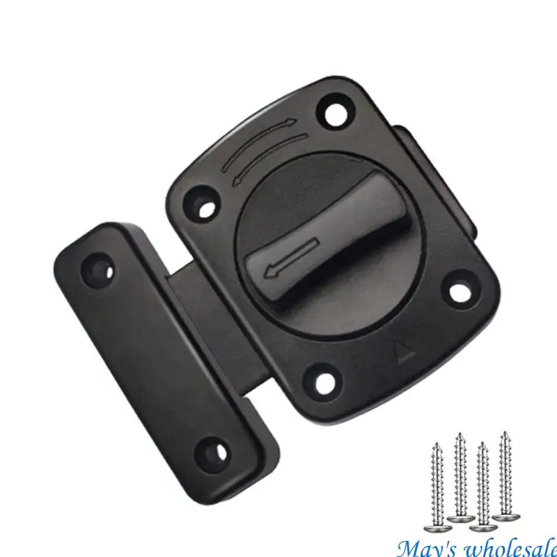 Metal Latches Rotating Bolt Latches set for Bathroom Window & Cabinet Security 448A