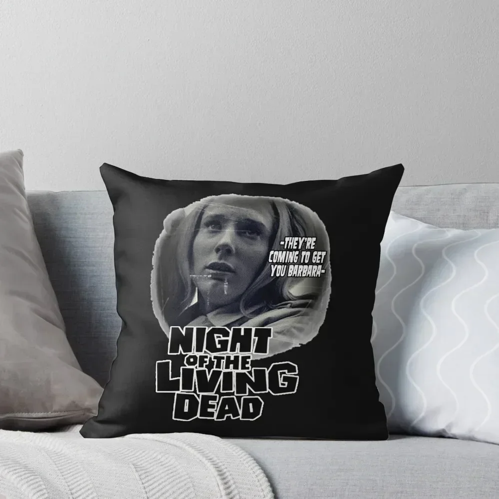 

Barbara-Night Of The living Dead Throw Pillow covers for pillows Pillowcases For Pillows New year Sofa Decorative Covers pillow