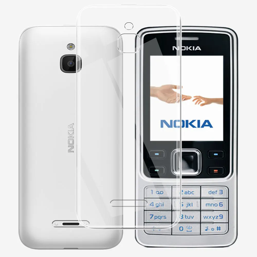 For Nokia 6300 Case 2.4 inch Clear Silicone Soft TPU Cover For Nokia 6300 Funda For Nokia 6300 Transparent Nokia6300 Coque