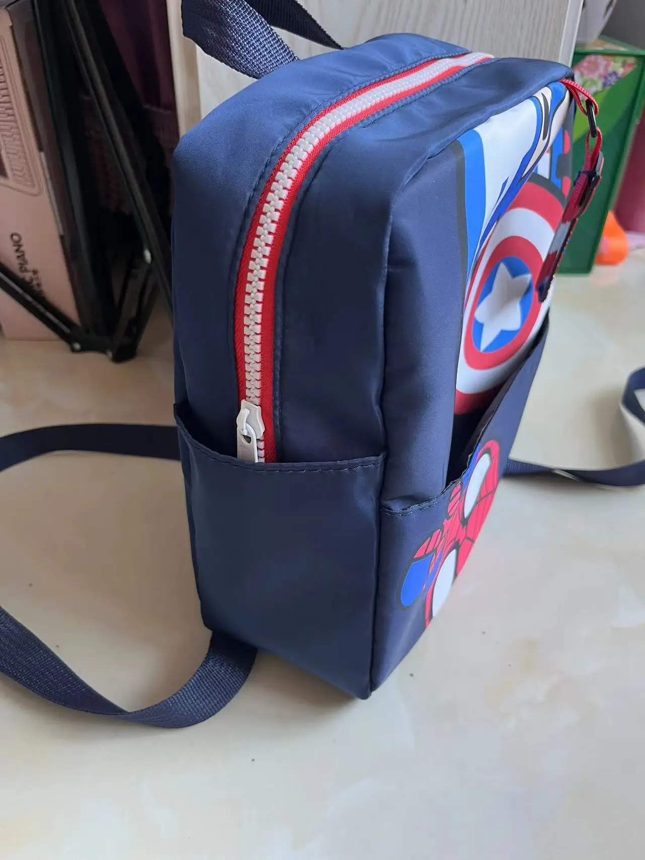 New Disney cartoon Avengers  Spider-Man boys School Bag New Kindergarten Baby Children\'s Small Backpack Cute Backpack